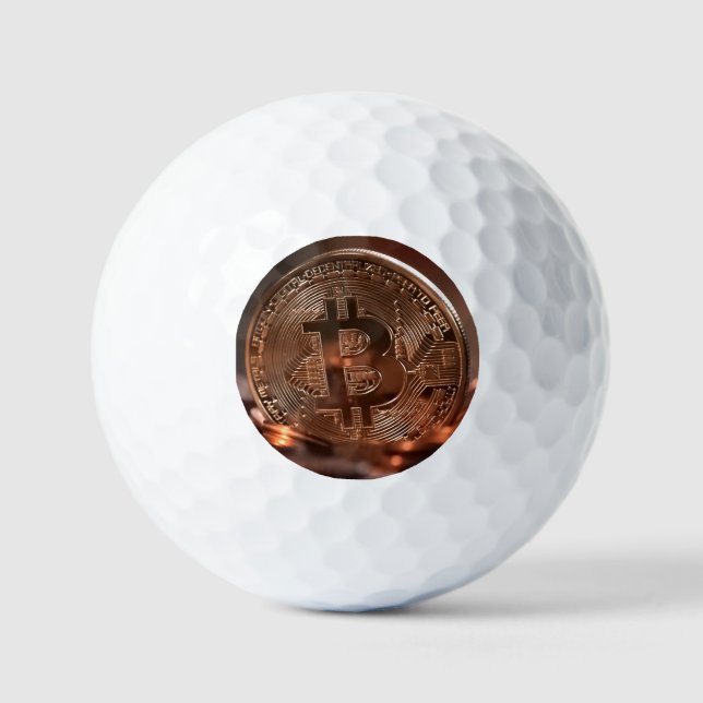 Bitcoin Coaster Golf Balls (Front)