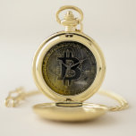 Bitcoin Coins Pocket Watch<br><div class="desc">Bitcoin Coins</div>