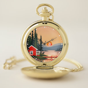 Bitcoin Country Pocket Watch