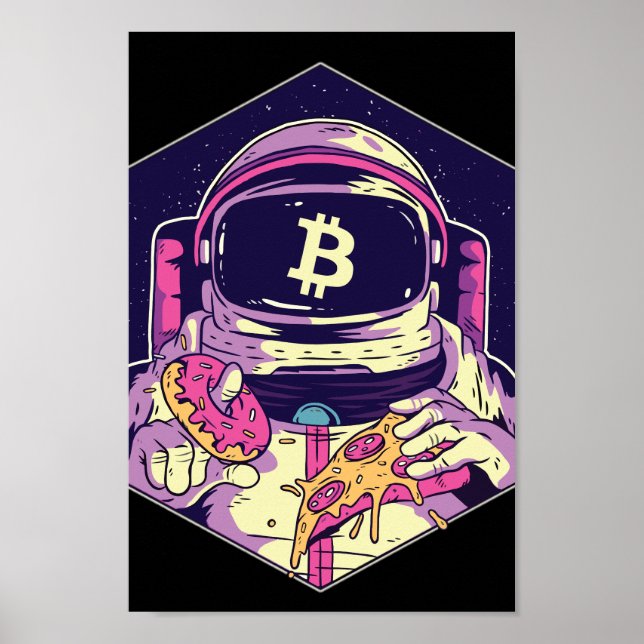 BITCOIN-Crypto Astronaut Poster (Front)