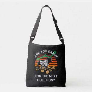 Bitcoin CRYPTO BULL RUN Crossbody Bag