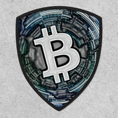 BITCOIN Crypto Coin Logo BTC Cryptocurrency Patch