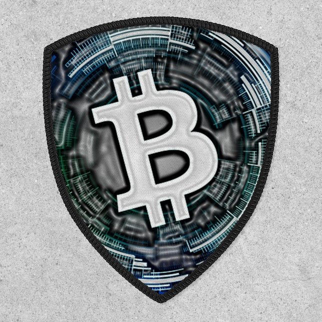 BITCOIN Crypto Coin Logo BTC Cryptocurrency Patch (Front)