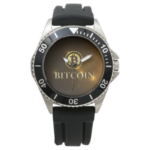 BITCOIN Crypto Coin Logo BTC Cryptocurrency Trader Watch