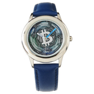 BITCOIN Crypto Coin Logo BTC Cryptocurrency Trader Watch