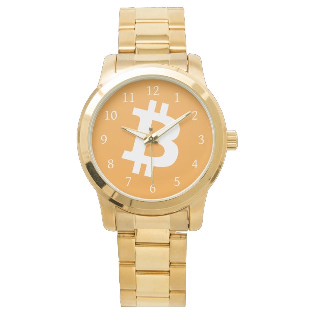 Wrist Watch Screen Bitcoin. Crypto, Concept Business, Idea: Time To Earn,  Buy or Sell Bitcoin Stock Photo - Image of cryptography, isolated: 139214436