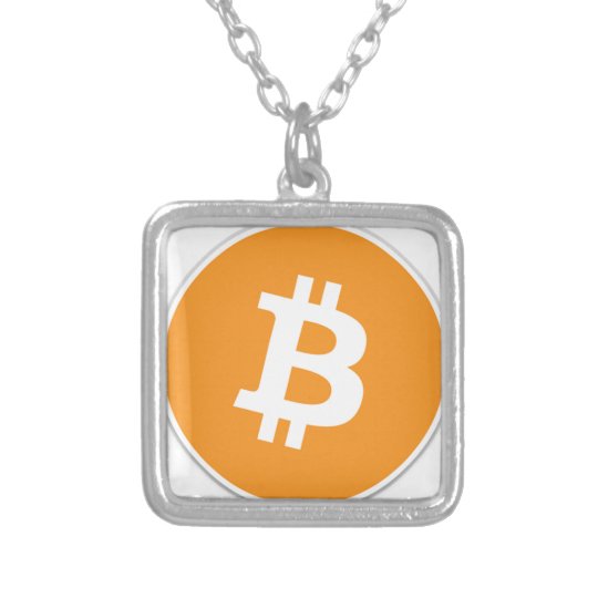 Bitcoin Crypto Currency - For the Bitcoin fans! Silver Plated Necklace