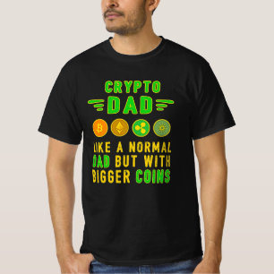 Bitcoin Crypto Father Dad Trader Crypto T-Shirt