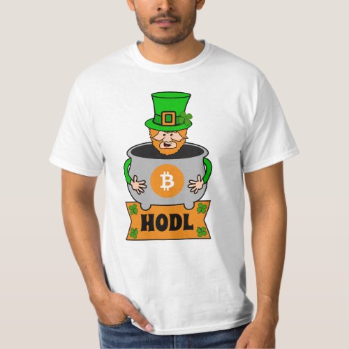Bitcoin Crypto HODL Cryptocurrency Investor T_Shirt