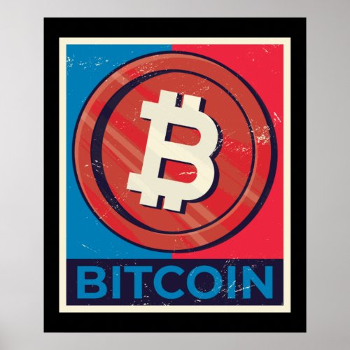 Bitcoin Crypto Revolution Poster