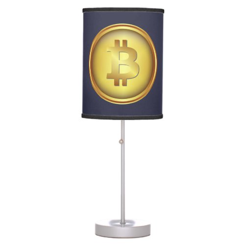 Bitcoin Crypto Revolution Table Lamp