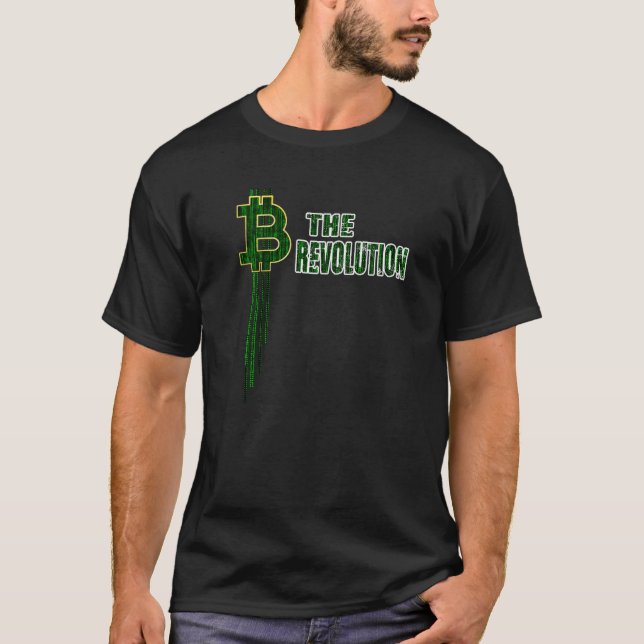 Bitcoin Crypto Wallet Mining Graphics Card Code. T-Shirt (Front)
