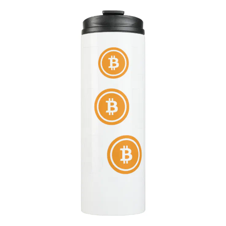 Bitcoin Cryptocurrency BTC Crypto Ethereum Gift Thermal Zazzle