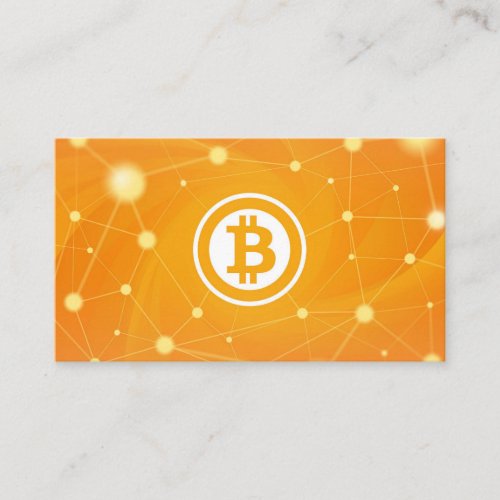 Bitcoin Cryptocurrency Business Card