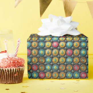 Bitcoin Cryptocurrency Collection Gift Wrap