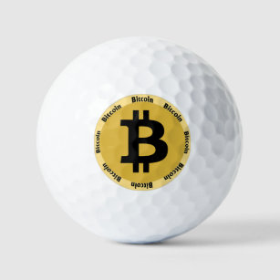 Bitcoin Cryptocurrency Golf Balls