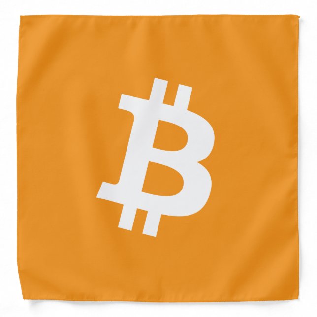 Bitcoin Cryptocurrency Logo Bandana (Front)