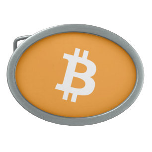 Bitcoin Cryptocurrency Logo Belt Buckle