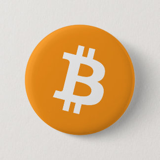 Bitcoin Cryptocurrency Logo Button