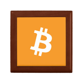 Bitcoin Cryptocurrency Logo Gift Box