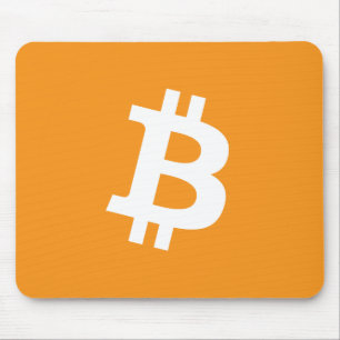 Bitcoin Cryptocurrency Logo Mouse Pad