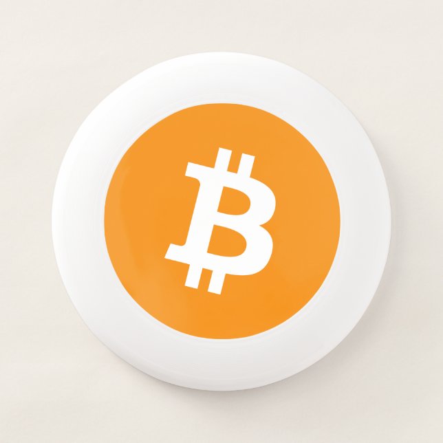 Bitcoin Cryptocurrency Logo Wham-O Frisbee (Front)