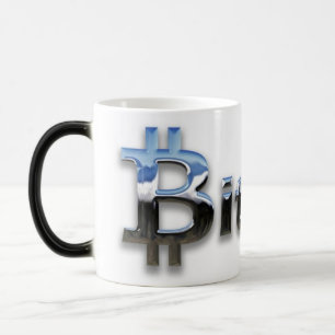 Bitcoin Cryptocurrency Morphing Mug Coffee Tea