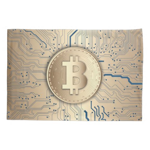 Bitcoin Cryptocurrency Pillow Case
