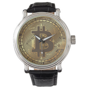 Custom Bitcoin Wrist Watches | Zazzle