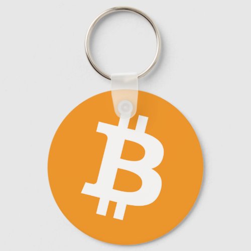 Bitcoin Currency Symbol Keychain