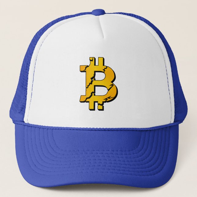 Bitcoin Design Trucker Hat (Front)