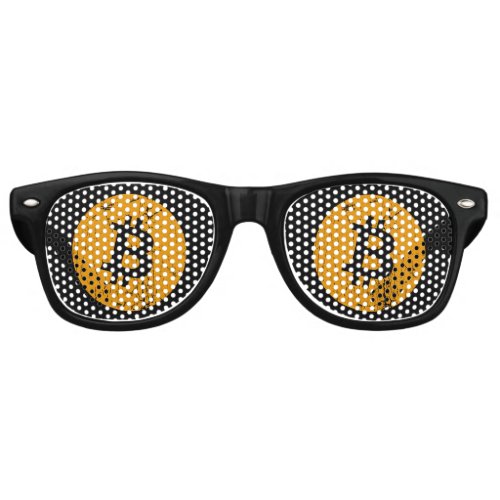 bitcoin digital currency money coin blockchain fin retro sunglasses