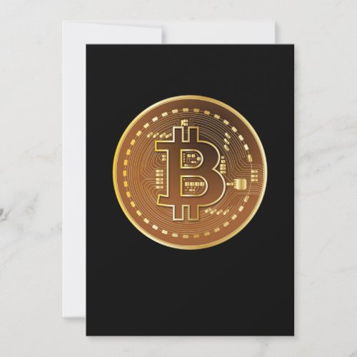 Bitcoin Digital Gold Cryptocurrency Invest Digital Invitation
