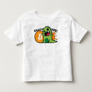 Bitcoin Dino toddler t-shirt