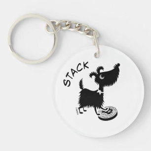Bitcoin Dogs Stack & Hodl Keychain