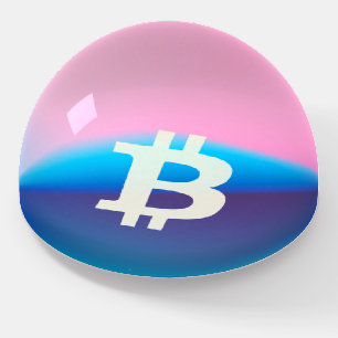 Bitcoin Dome Art (Style - 2) Paperweight