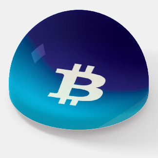Bitcoin Dome Art (Style - 4) Paperweight