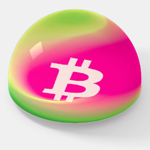 Bitcoin Dome Art (Style - 6) Paperweight