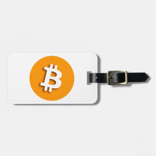 BITCOIN double_sided Luggage Tag