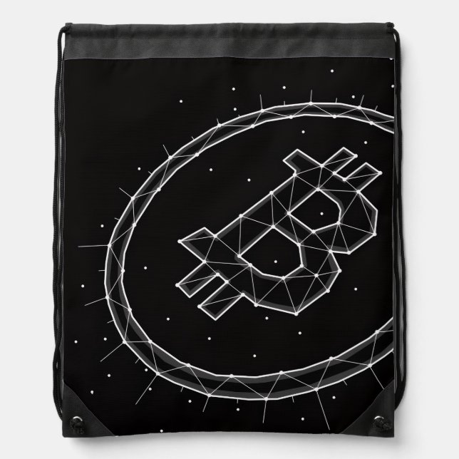 Bitcoin Drawstring Bag (Front)