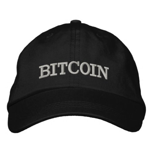 Bitcoin Embroidered Baseball Cap