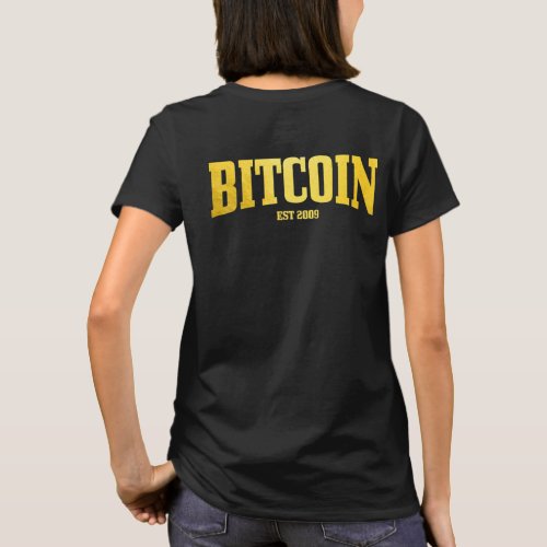 Bitcoin Est 2009 Hodl Crypto Currency Btc Trader I T_Shirt