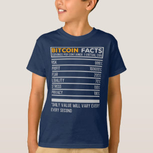 Bitcoin Fact Sheet T-Shirt