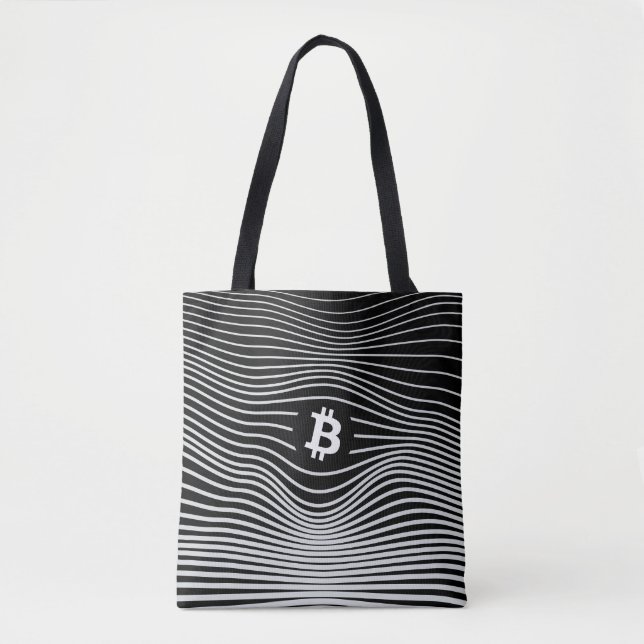 Bitcoin Force (Black)  Tote Bag (Front)
