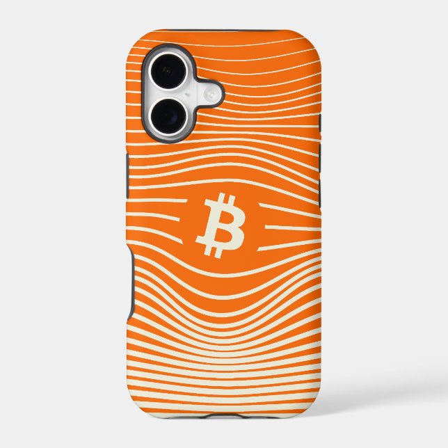 Bitcoin Force (Bright Orange) Case-Mate iPhone Case (Back)