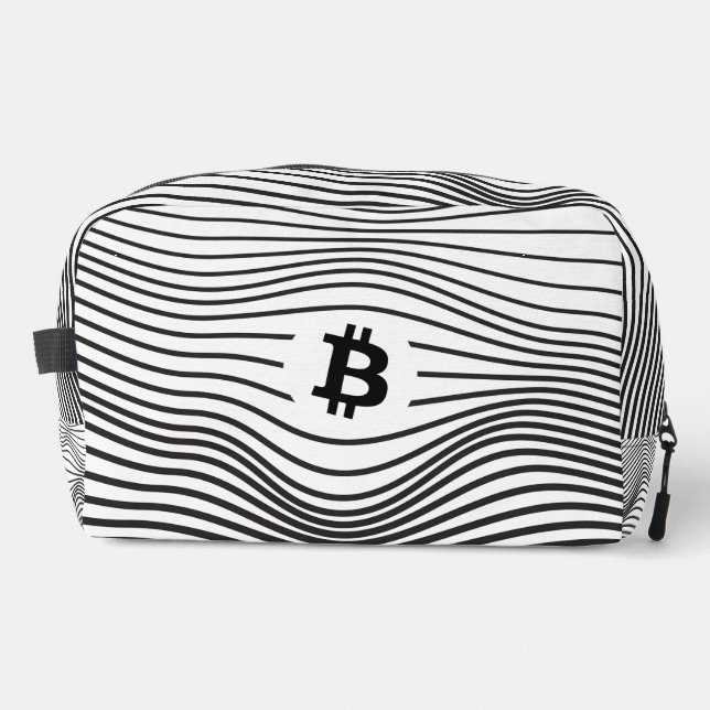 Bitcoin Force (White)  Dopp Kit (Front)