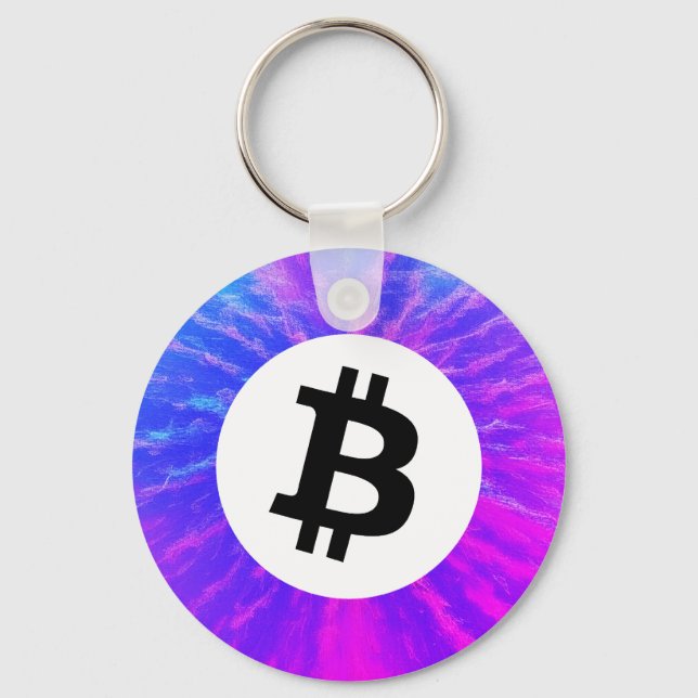 Bitcoin Frequency Keychain (Front)