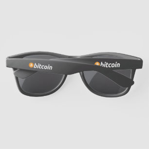 Bitcoin Full Logo W/White Text - Sunglasses