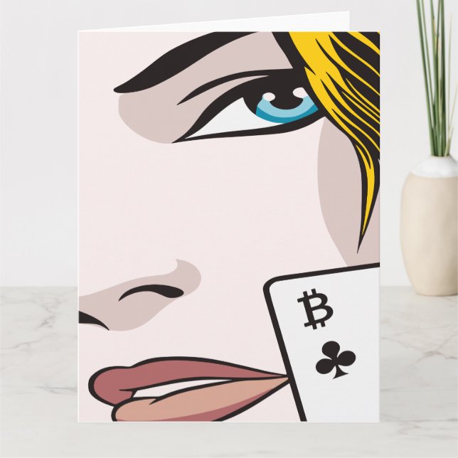 Bitcoin Girl  Card (Front)