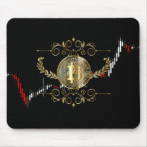 Bitcoin Gold Coin Mouse Pad